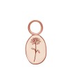 Daisy Birth Flower Silver Charms CH-338